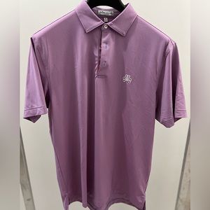 Peter Miller summer comfort polo, size medium, club logo on left chest